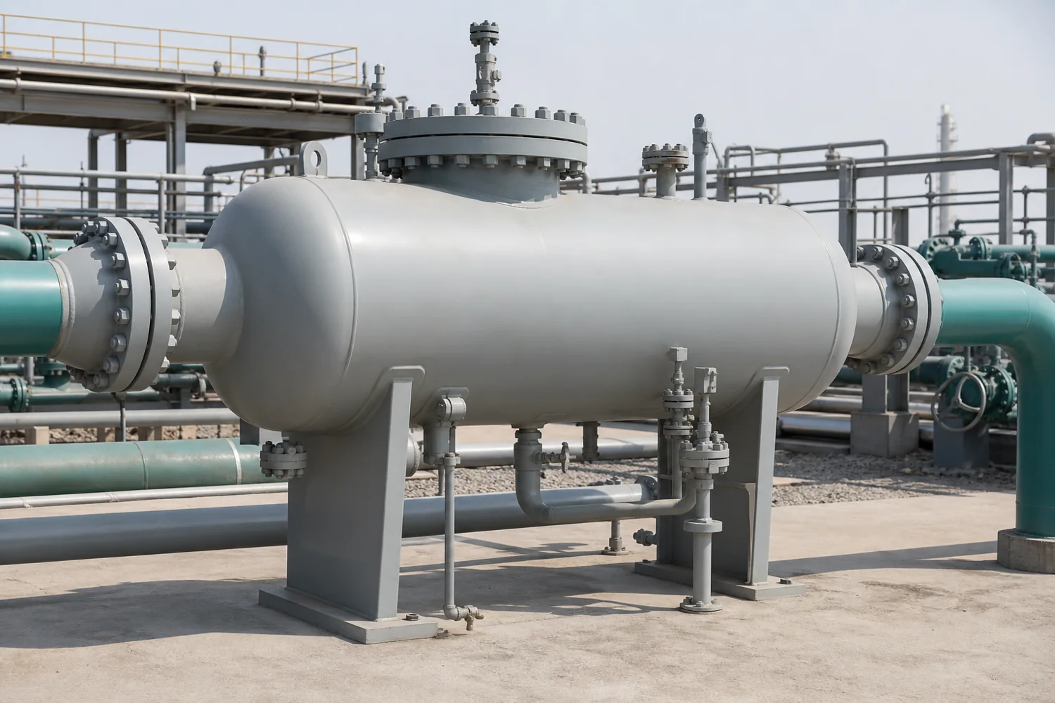 Natural gas filter separator reference scene